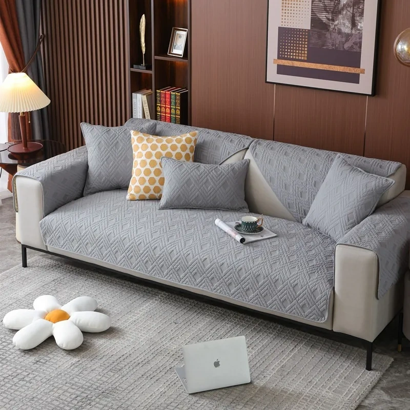 New Cotton Washed Sofa Mat for Foreign Trade Non slip Sofa Cushion Cover for Home Use Super Soft Sofa Cover