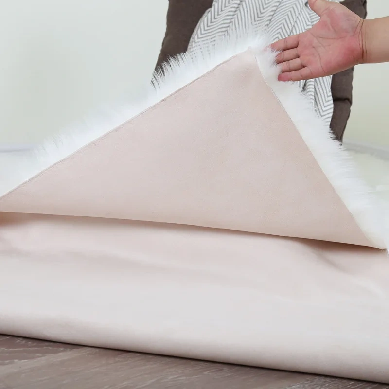 Wholesale Big Size 60*180 Plush Fluffy Floor Carpets Soft Sofa Cushion