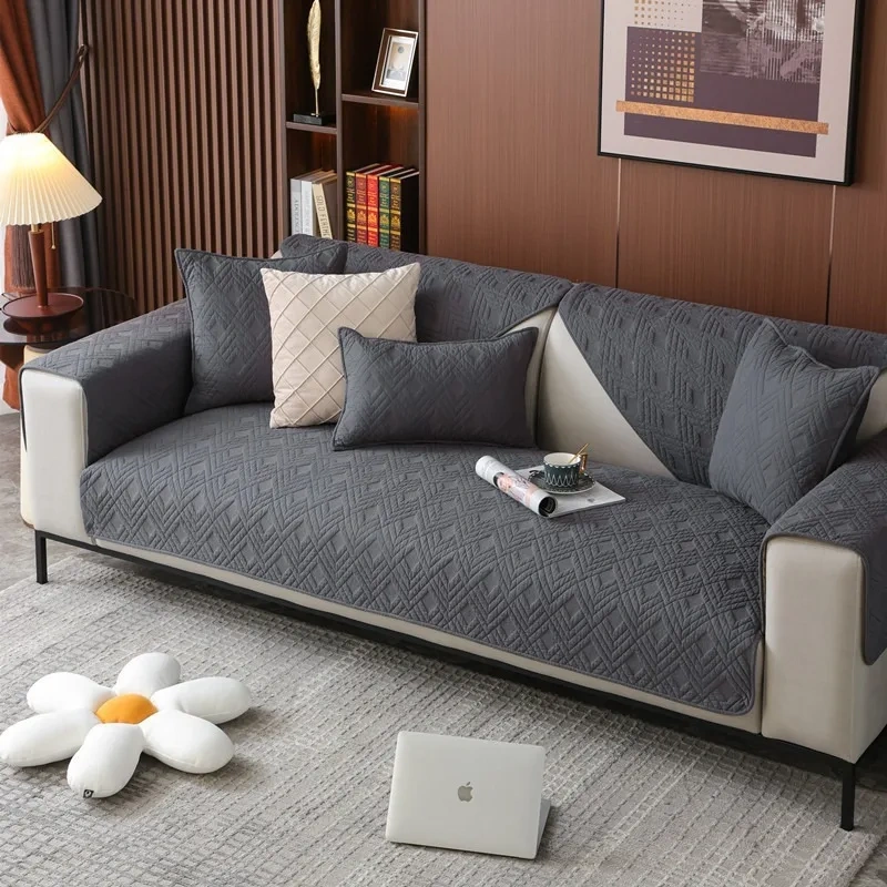 New Cotton Washed Sofa Mat for Foreign Trade Non slip Sofa Cushion Cover for Home Use Super Soft Sofa Cover