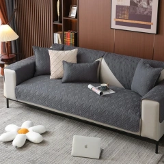 New Cotton Washed Sofa Mat for Foreign Trade Non slip Sofa Cushion Cover for Home Use Super Soft Sofa Cover