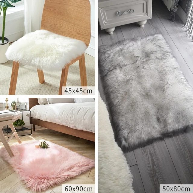 Wholesale Big Size 60*180 Plush Fluffy Floor Carpets Soft Sofa Cushion