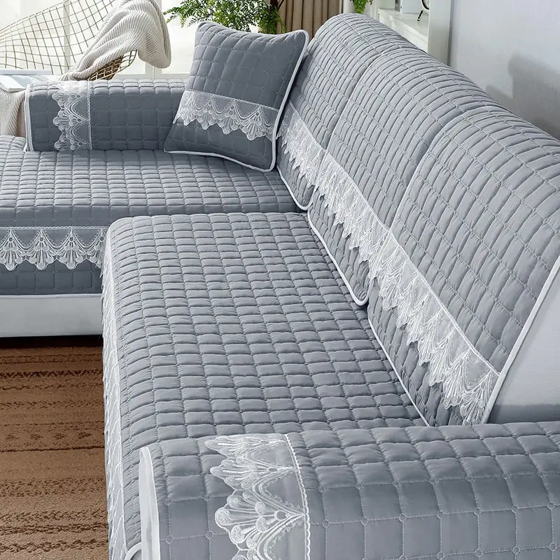 Four seasons universal fabric anti-skid simple modern all inclusive living room cushion full sofa slipcovers