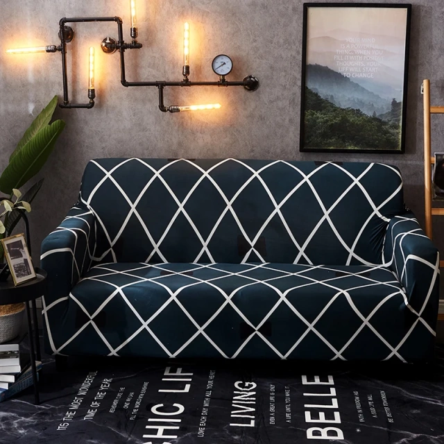 European Style Sofa Cushion Cover Luxury Elastic Towel Stretch Corner Couch l Shape Sectional Set Cover For Sofa