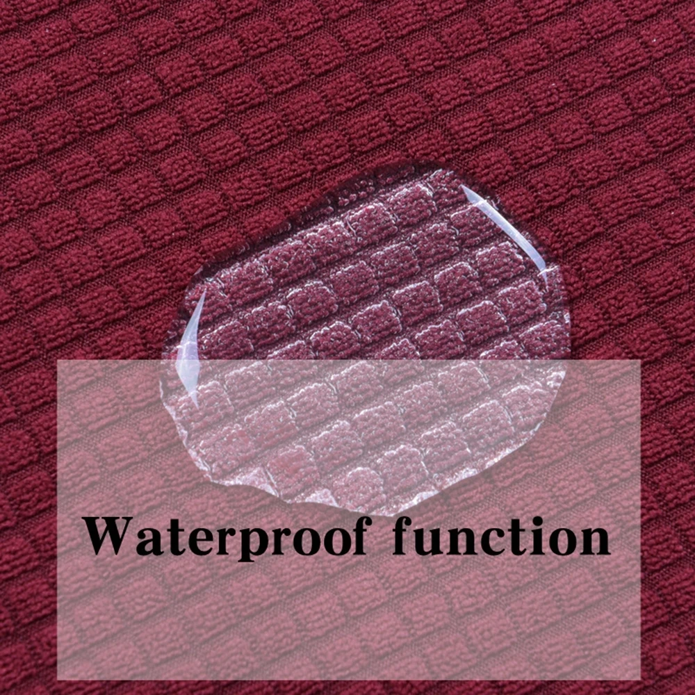 Hot Sell Nordic Polar Fleece Plaid Fabric All-inclusive Stretch Slipcover Elastic L Shape Waterproof Sofa Couch Cover 3 Seater