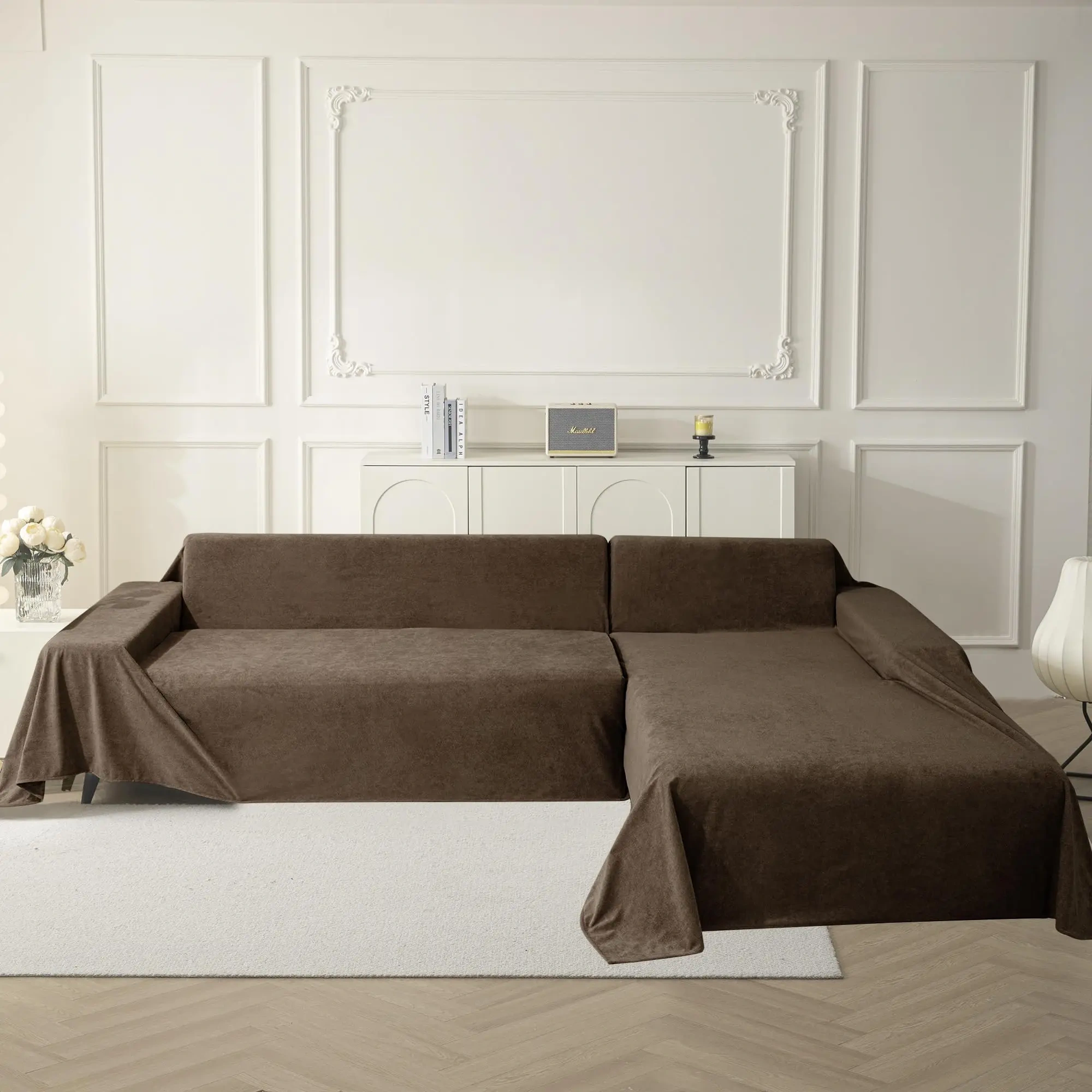 Anti-slip and waterproof dog sofa cover