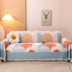 Light colored geometric styles are soft and comfortable  sofa seat cushion cover