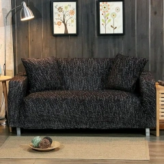 Sofa Cover Washable Stretch Polyester Plain Multi color Protector 1/2/3/4 Seater