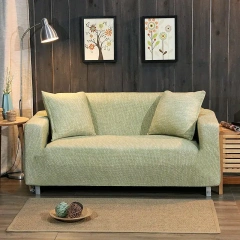 Sofa Cover Washable Stretch Polyester Plain Multi color Protector 1/2/3/4 Seater