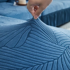 Sectional Jacquard Stretch Sofa Covers with Skirt, Custom Cover Sofa Slipcover Non-slip Sofa Seat Cover for 3 2 1 Couch