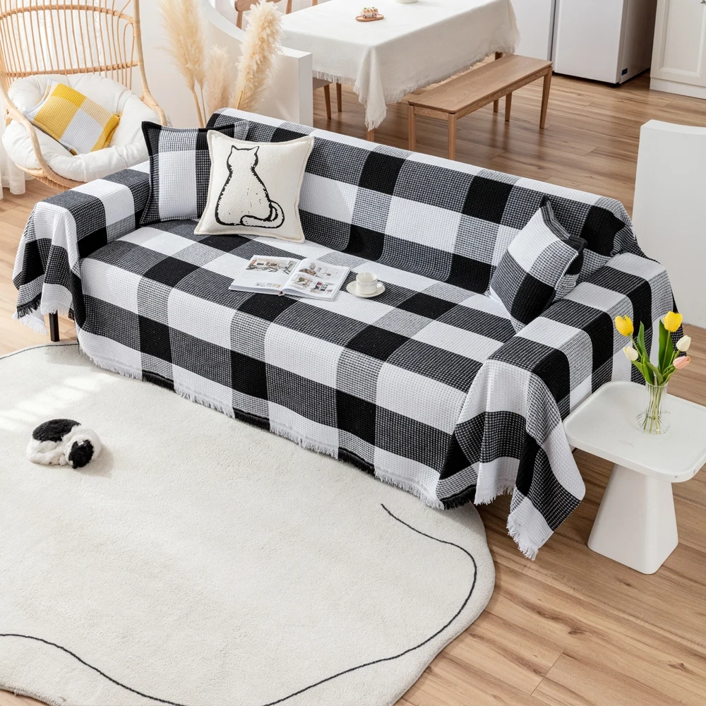 Free Sample 100% Polyester  Hot Sell  Sofa Towel New non-slip classic sofa towel
