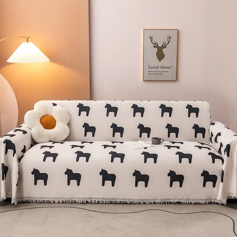 Light colored geometric styles are soft and comfortable  sofa seat cushion cover