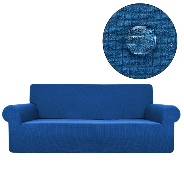 Hot Sell Nordic Polar Fleece Plaid Fabric All-inclusive Stretch Slipcover Elastic L Shape Waterproof Sofa Couch Cover 3 Seater