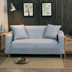 Sofa Cover Washable Stretch Polyester Plain Multi color Protector 1/2/3/4 Seater