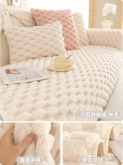 Warm Thickened Plush Sofa Towel  Non-slip Sofa Covers  Simple Modern Sofa Towel Covers