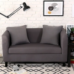 Modern minimalist style solid color all-inclusive sofa cover elastic stretch waterproof 1/2/3/4 seat sofa cover