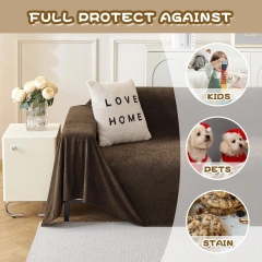Anti-slip and waterproof dog sofa cover