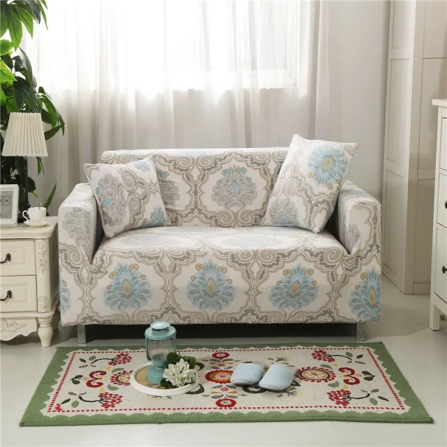 Modern Geometric Sofa Cover Jacquard Stretch Sofacover  extra large sofa bag beans cover in living room