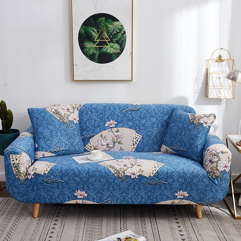 European Style Sofa Cushion Cover Luxury Elastic Towel Stretch Corner Couch l Shape Sectional Set Cover For Sofa