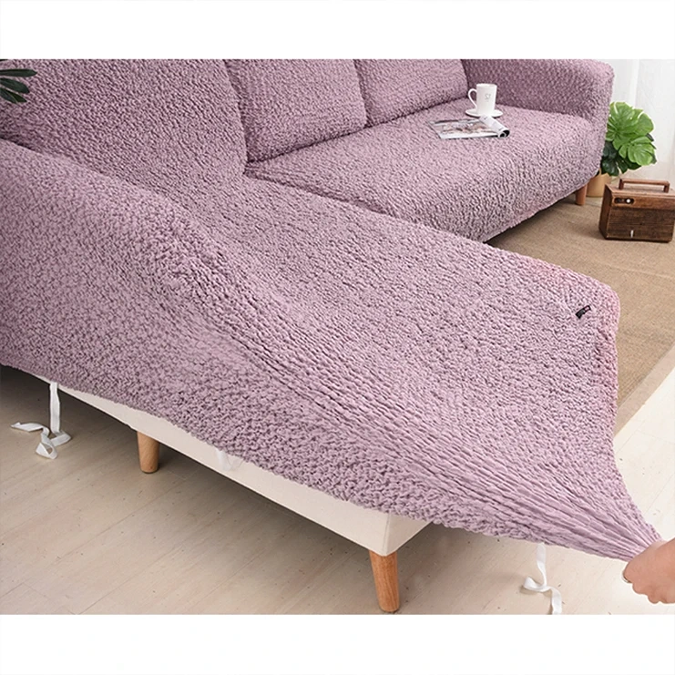 Individual sofa Seat Cushion Covers stretch l-shaped sofa cover 5 seater