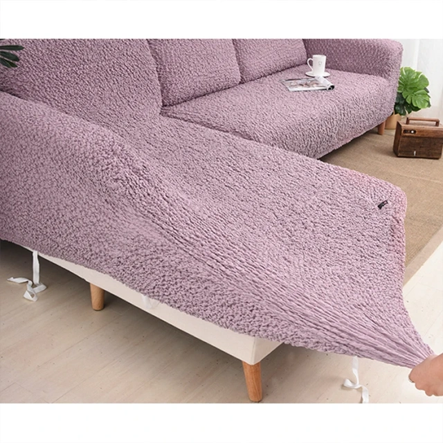 Individual sofa Seat Cushion Covers stretch l-shaped sofa cover 5 seater