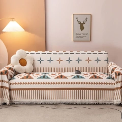 Light colored geometric styles are soft and comfortable  sofa seat cushion cover