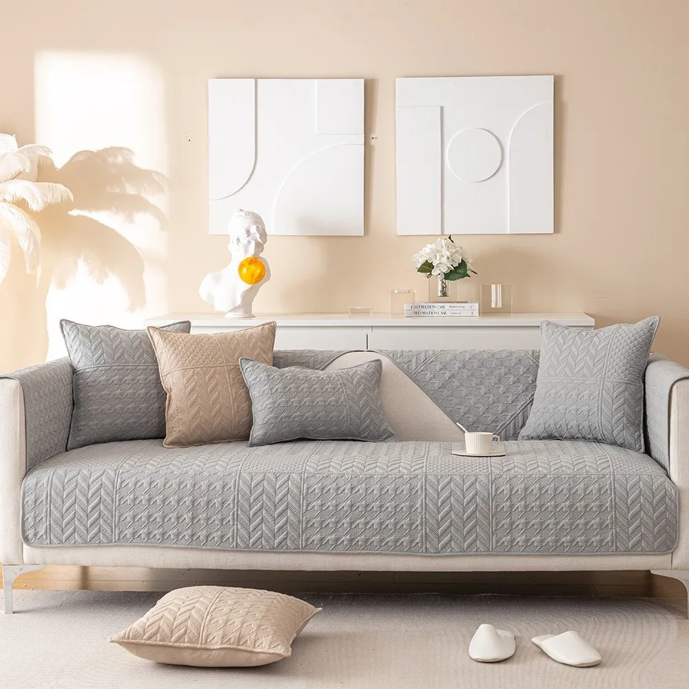 Minimally printed sofa cushion with fashionable patterned sofa cover modern and soft sofa cushion