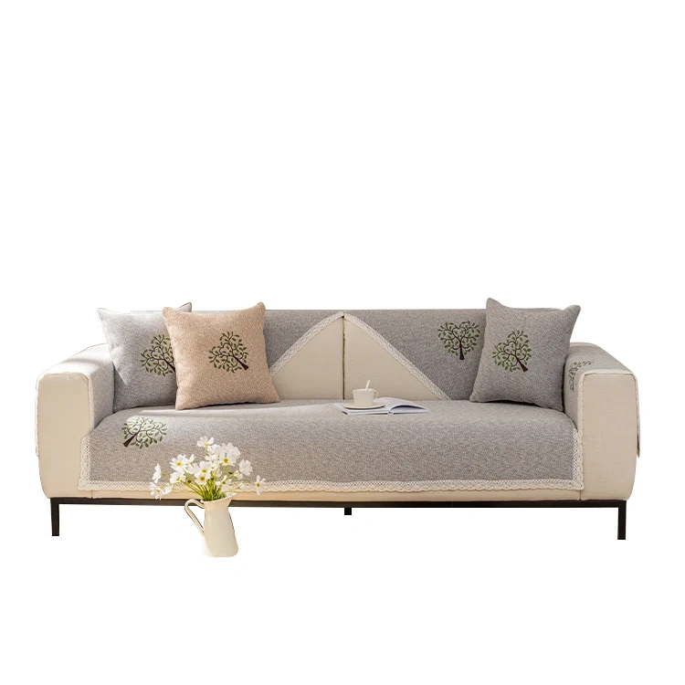 Customized Wholesale Cotton Modular Sofa Cover Universal 1234L Washable Armchair Cover