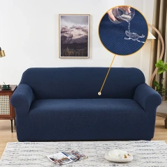 China Cheapest Universal Classic Magic Stretch Moisture-absorbing Breathable Burgundy Water Proof Repellent Sofa Protector Cover