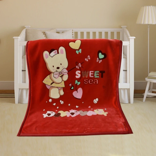Wholesale Cheap Printing Cartoon Kid Manta Minky Children Animal Coral Fleece Baby Blankets