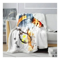 PawPatrol Soft Warm Coral Fleece Blanket Winter Sheet Bedspread Sofa Embroidered Light Thin Mechanical Wash Flannel Blankets