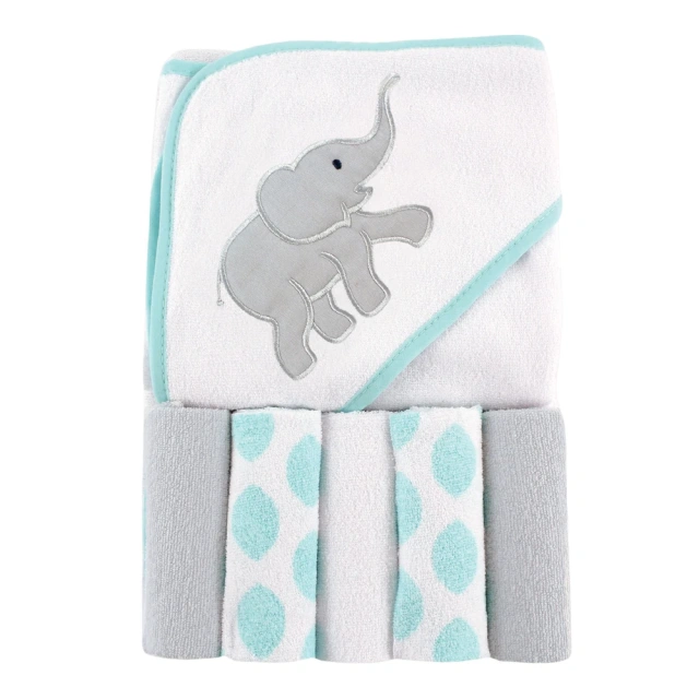 Baby Receiving Blanket Set Newborn Hoodie Cartoon Coral Fleece Towels Blanket  Baby Washcloths Soft Absorbent