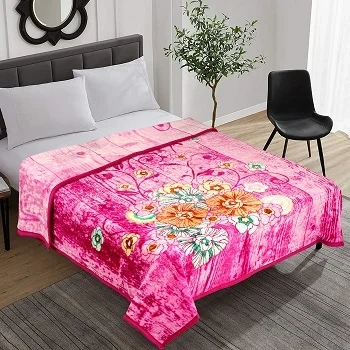 Wholesale Blanket Soft Warm Coral Fleece Flannel Blankets For Beds
