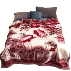 Raschel Blanket Double Thick Double Warm Coral Single Bed Blanket For Winter