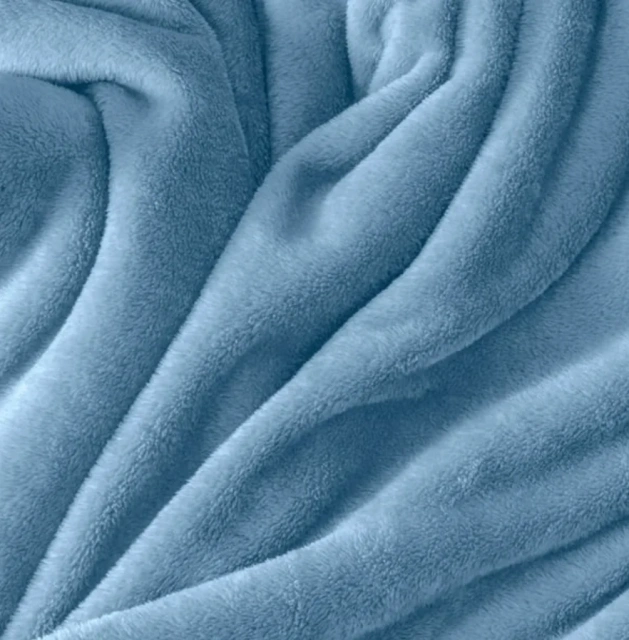Fuzzy Lightweight Flannel Throw Blanket for Couch Bed Sofa Travel Camping, School 50x60 inches
