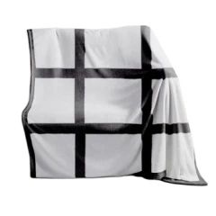 Subbank Personalized Custom Printed 9/20 panel Sublimation Flannel Blanket Wholesale Sublimation Blank Blanket