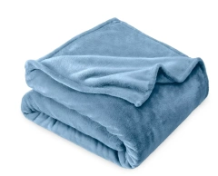 Fuzzy Lightweight Flannel Throw Blanket for Couch Bed Sofa Travel Camping, School 50x60 inches