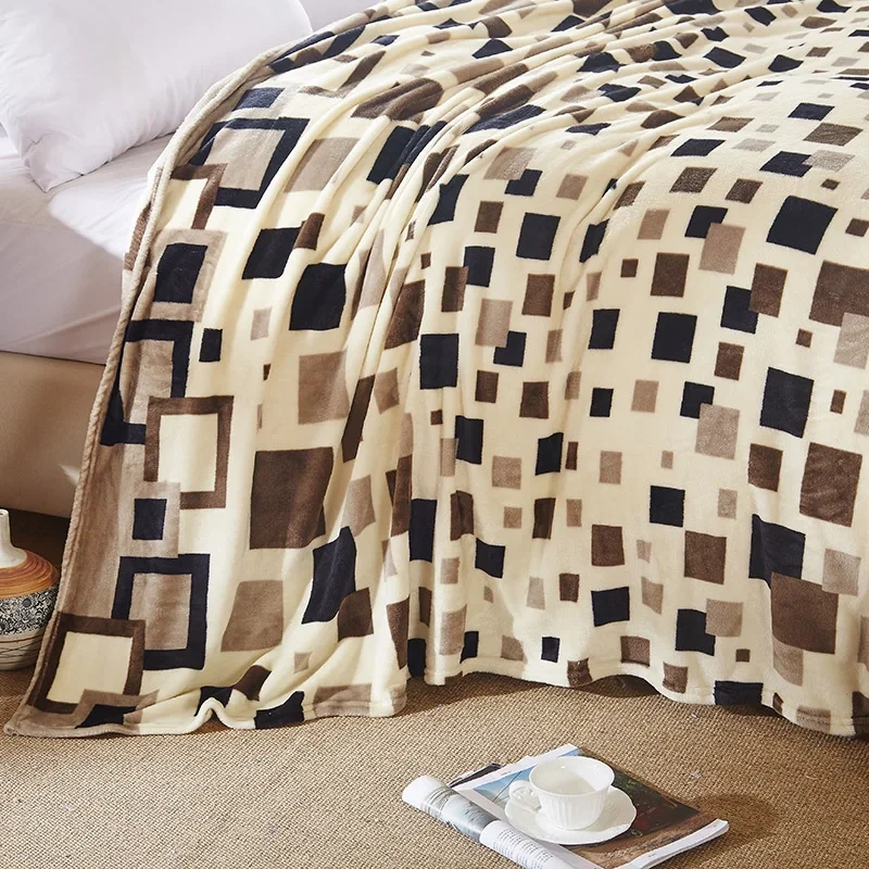 decorative wholesale woven throw flannel blankets throws for bed