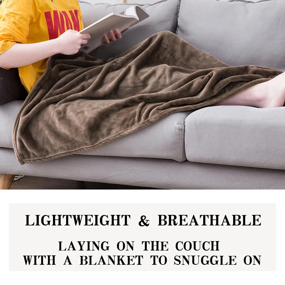 Custom flannel blanket coral fleece travel blanket home sofa chair Soft warm cozy throw Blankets Flannel Fleece