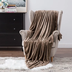 Custom flannel blanket coral fleece travel blanket home sofa chair Soft warm cozy throw Blankets Flannel Fleece