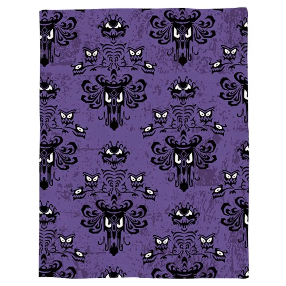 Hotsale Flannel Fleece Throw Blanket for Sofa Couch Bed Halloween Haunted Mansion Soft Cozy Lightweight Blanket for Adults/Kids