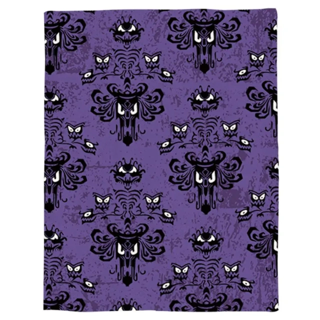 Hotsale Flannel Fleece Throw Blanket for Sofa Couch Bed Halloween Haunted Mansion Soft Cozy Lightweight Blanket for Adults/Kids