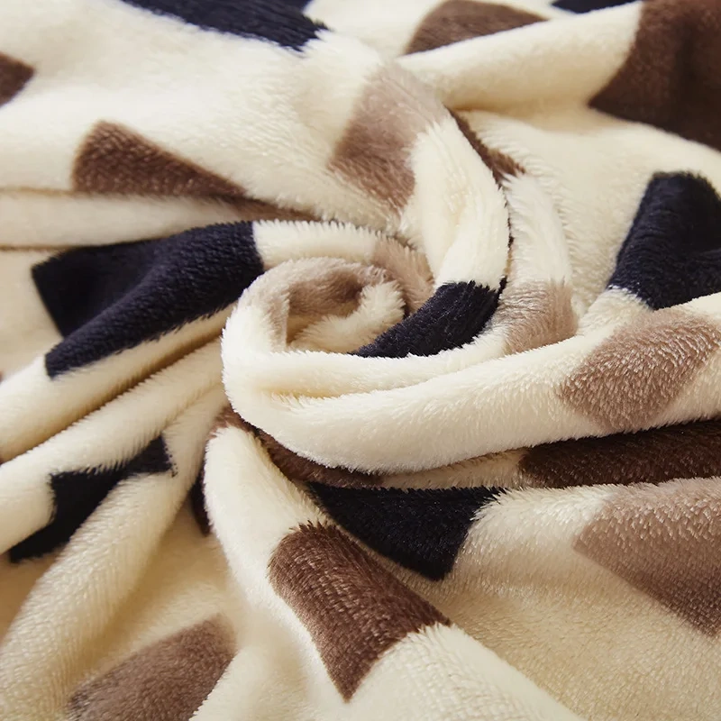 decorative wholesale woven throw flannel blankets throws for bed
