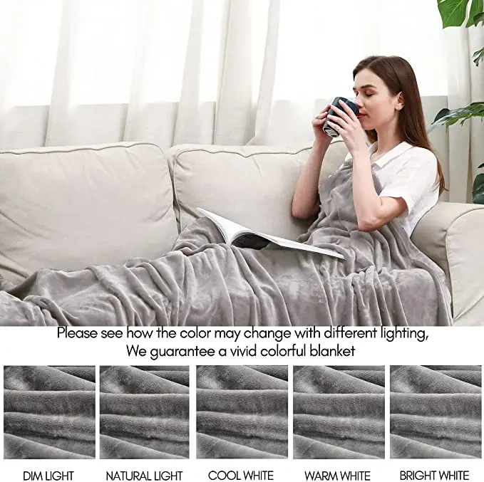 High Quality Free Sample Throw Flannel Fleece Blanket