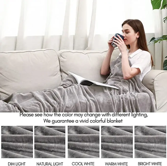 High Quality Free Sample Throw Flannel Fleece Blanket