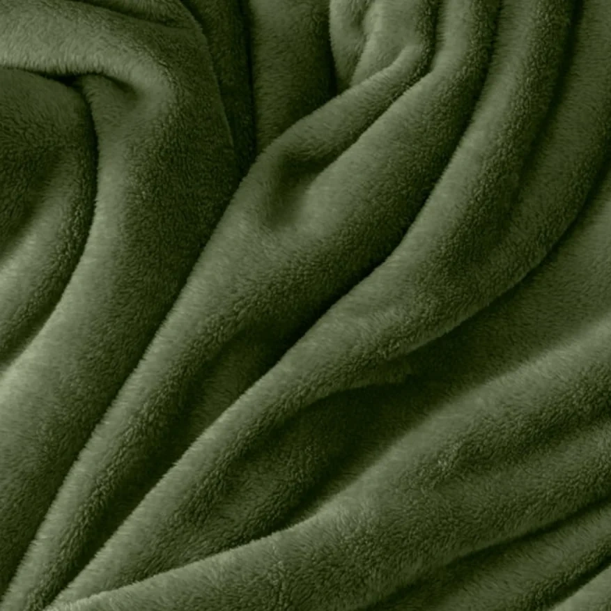 Fuzzy Lightweight Flannel Throw Blanket for Couch Bed Sofa Travel Camping, School 50x60 inches