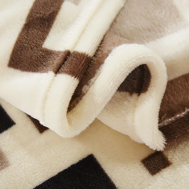 decorative wholesale woven throw flannel blankets throws for bed