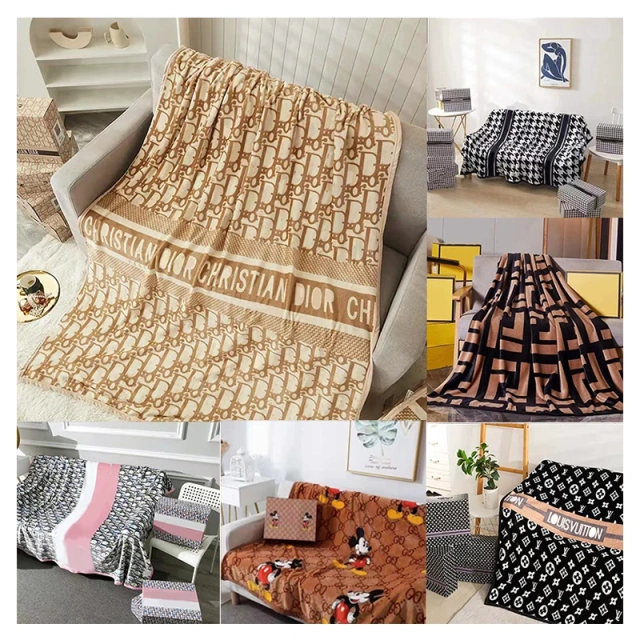 Hot Selling Luxury Brand Flannel Blankets Fleece Soft for Bedroom