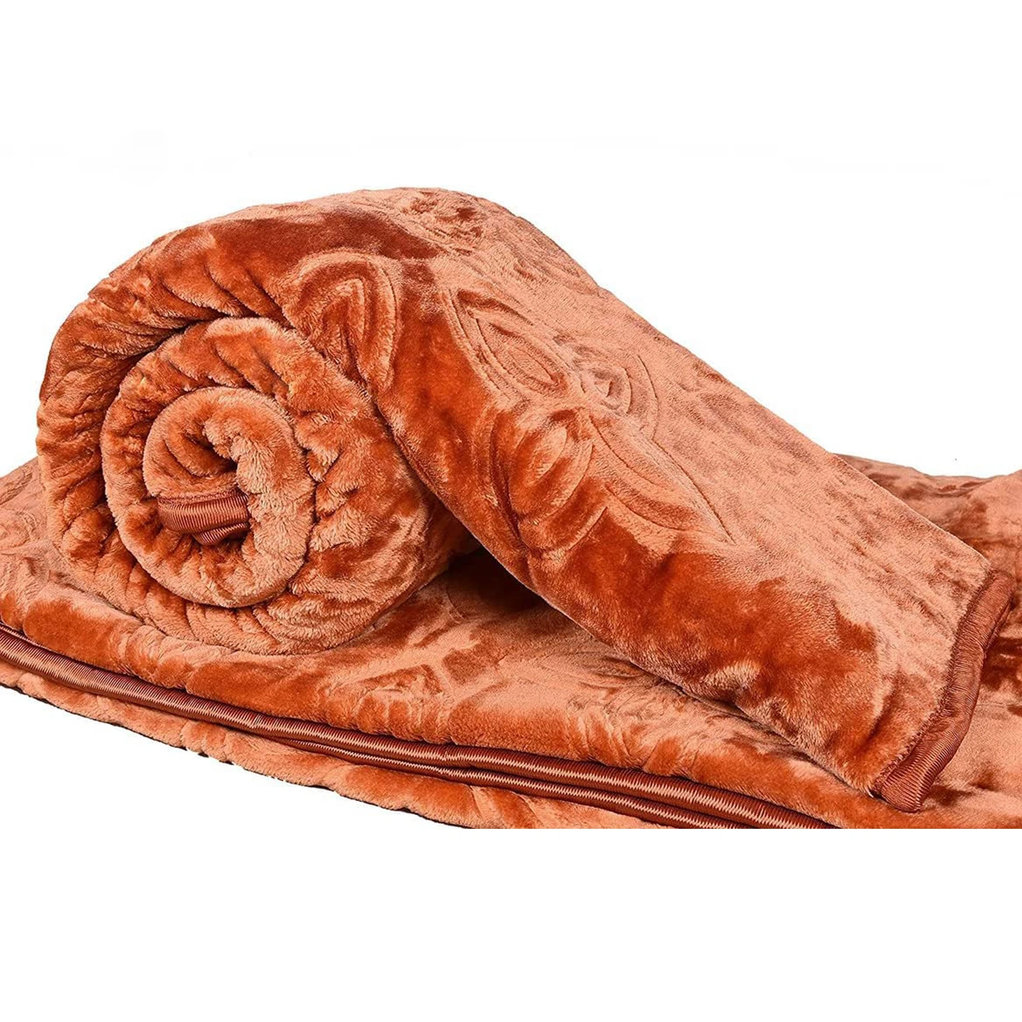 Super soft warm minky sherpa double layers blanket double sides custom plaid sherpa flannel blanket for winter
