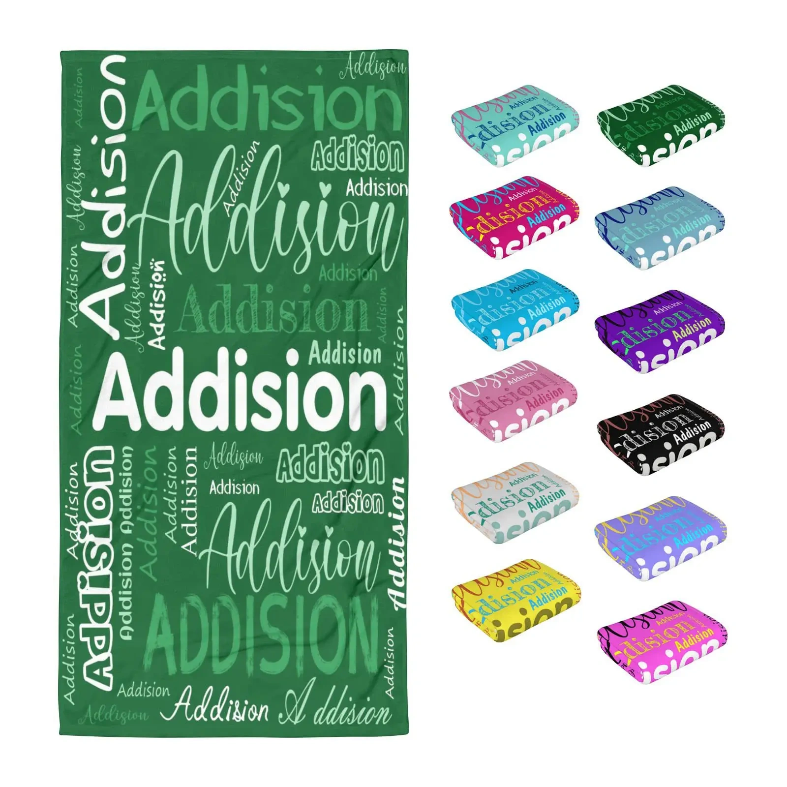 Customized 3D Photo Digital Printing flannel Blanket Personalized with Name and Logo for Baby's Room