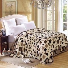 decorative wholesale woven throw flannel blankets throws for bed